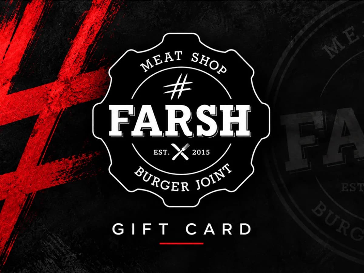 #FARSH Burger - Նվեր Քարտ - 100 000 դրամ