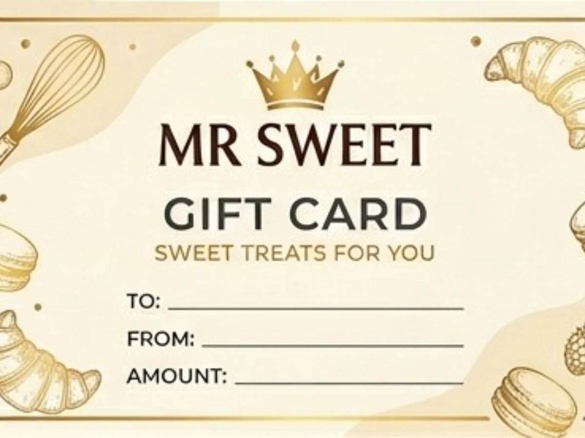 Mr Sweet - Gift Card - 10 Dram